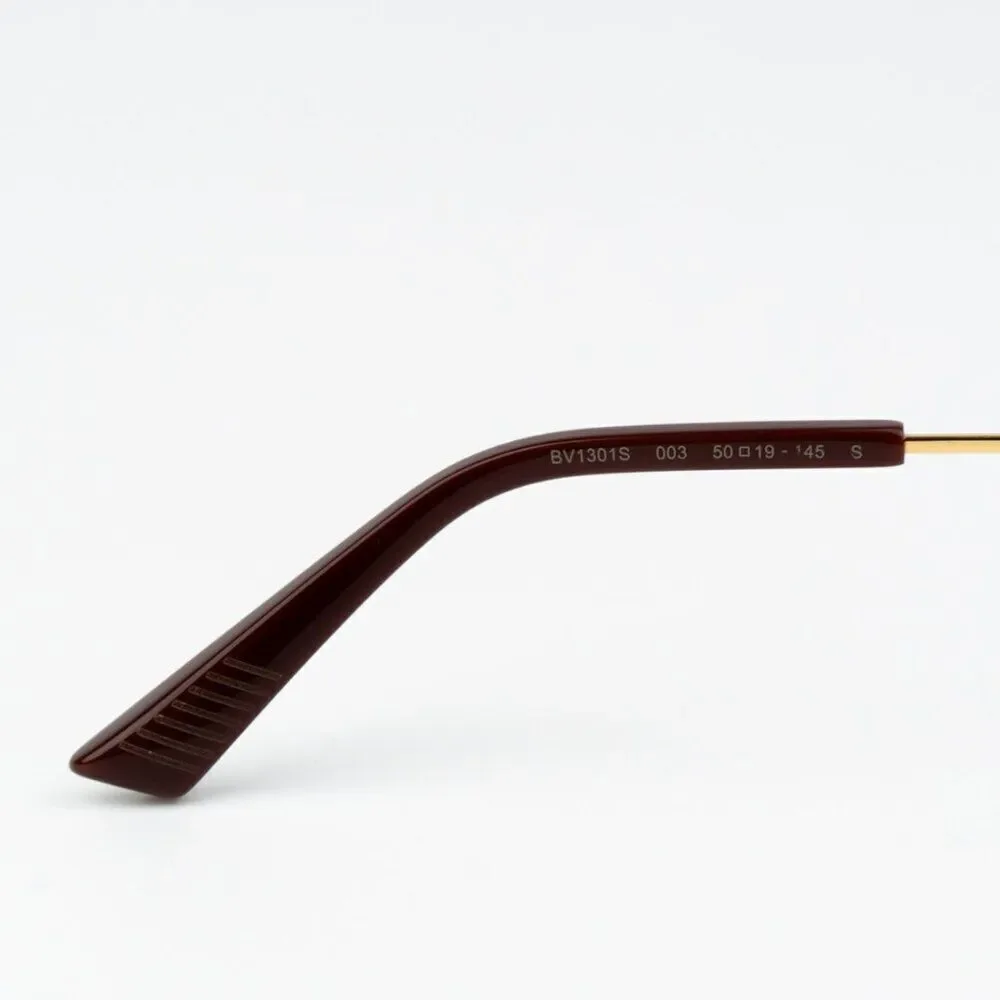 SALE! NEW Bottega Veneta BV1301S 003 Gold Brown Split Panthos Unisex Sunglasses